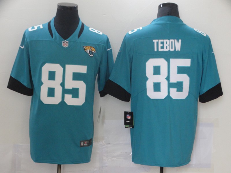 Men's Jacksonville Jaguars Tim Tebow #85 Teal Jersey
